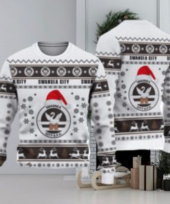 Swansea City A.F.C 3D Ugly Christmas Sweater All Over Printed Sweater Christmas Gift