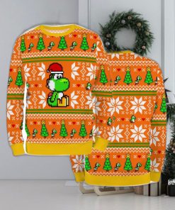 Sweater Ugly Christmas Xmas Super Game Mario Yoshi Unisex Men Women Cartoon 3D Sweater