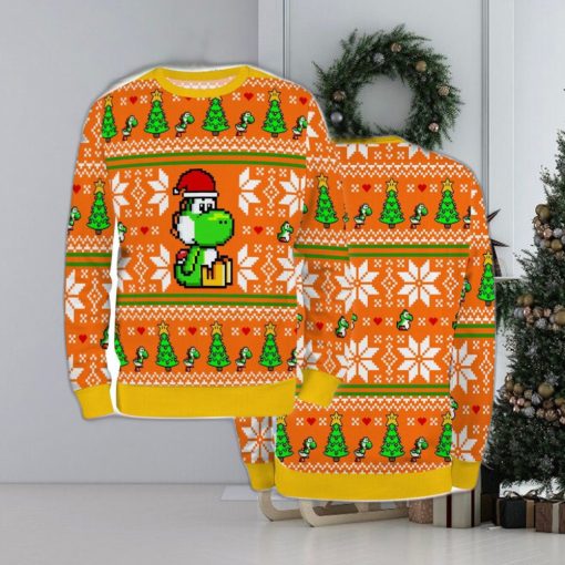 Sweater Ugly Christmas Xmas Super Game Mario Yoshi Unisex Men Women Cartoon 3D Sweater