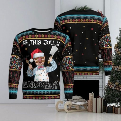 Swedish Chef The Muppet Is This Jolly Enough Christmas Ugly Sweater Mens