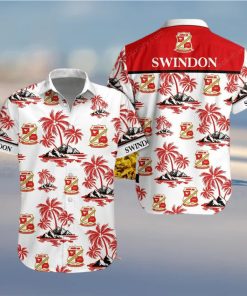 Swindon Town Button Up Shirt Hawaiian Shirt