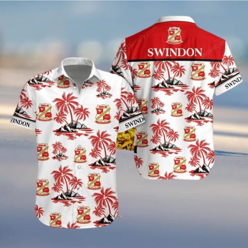 Swindon Town Button Up Shirt Hawaiian Shirt