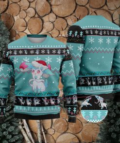 Sylveon Sylveon Anime Sylveon Xmas Pocket Monster Gift Ugly Christmas Sweater For Men And Women