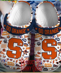 Syracuse Bleed Orange Crocs Shoes