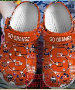 Syracuse Orange Football Crocs Shoes