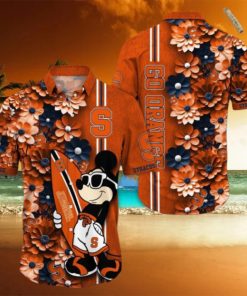 Syracuse Orange Hawaiian Shirt Mickey Love Surfing Trending Summer Gift