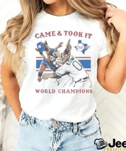 T Logo Players Name Texas Rangers World Series Champions 2023 Shirt