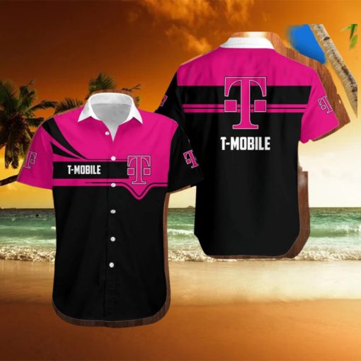 T Mobile All Over Printed 3D Hawaiian Shirt