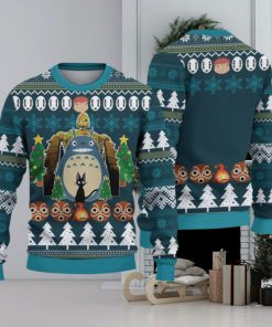 T O T O R O Christmas Gift For Holiday A N I M E 3D Ugly Christmas Sweater