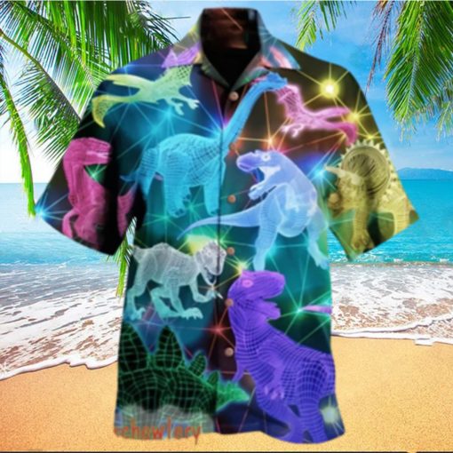 T rex Dinosaur Hawaiian Shirt Jurassic Park Hawaiian