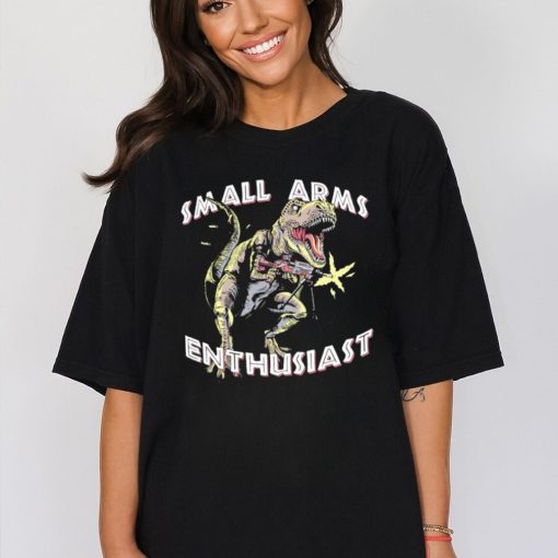 T rex Dinosaur gun small arms enthusiast shirt, hoodie