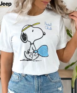 T shirt mezza manica Snoopy Padel Club