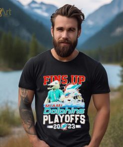 T.D. mascot Fins up Miami Dolphins Playoffs 2023 shirt