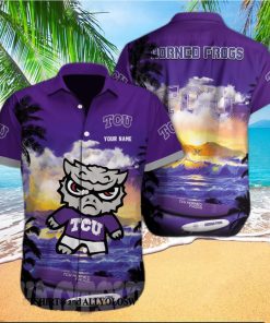 TCU Horned Frogs NCAA Custom All Over Print Unisex Hawaiian Shirt