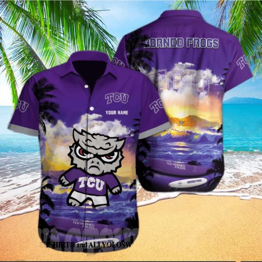 TCU Horned Frogs NCAA Custom All Over Print Unisex Hawaiian Shirt