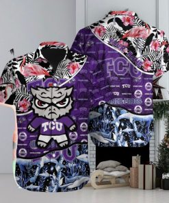 TCU Horned Frogs NCAA Pocket Custom Name Hawaiian Shirt Beach For Men Women Gift For Fans