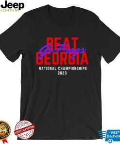 TCU National Championship 2023 Beat Georgia Go Frogs TCU T Shirt