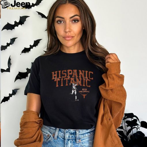 TEXAS BASEBALL IVAN MELENDEZ HISPANIC TITANIC SHIRT