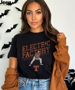 TEXAS BASEBALL TRISTAN STEVENS ELECTRIC FACTORY SHIRT