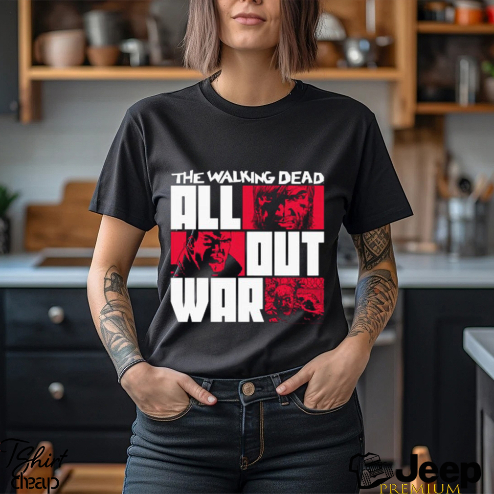 THE WALKING DEAD ALL OUT WAR T SHIRT - teejeep