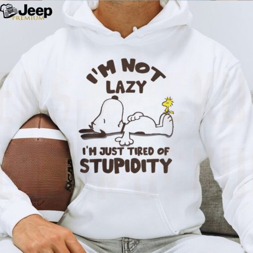 TIRED OF STUPIDITY Shirt