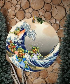 TNMT Ninja Turtle The Great Wave Japan Perfect Gift For Holiday Ornament