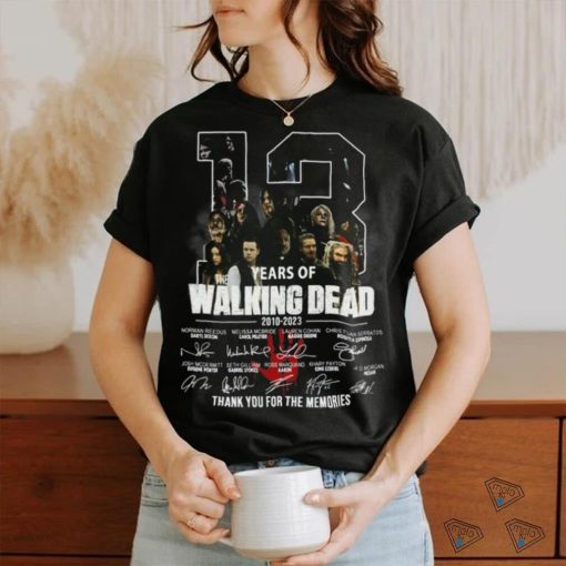 TRENDING 13 Years Of Walking Dead 2010 2023 Thank You For The Memories Unisex T shirt