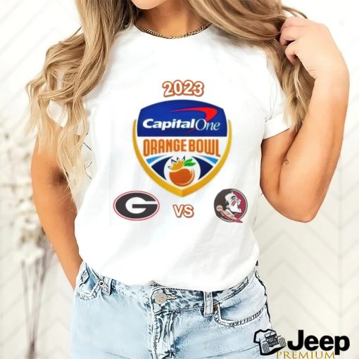 TRENDING 2023 capital one Orange bowl Georgia Bulldogs vs Florida State Seminoles shirt