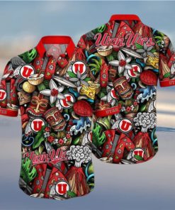 TRENDING Utah Utes NCAA2 Flower Hawaiian Shirt