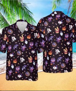 TRICK OR TREAT POKE WEEN POKEMON HAWAIIAN SHIRT