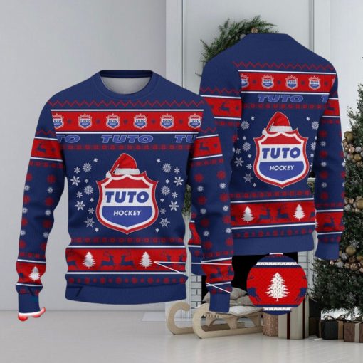 TUTO Hockey Ugly Christmas Sweater Ideal Gift For Fans