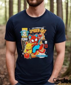 The Ameowzing Spider Cat The Peter Purrrker Spider Man Across The SpiderVerse Fan Gifts T Shirt