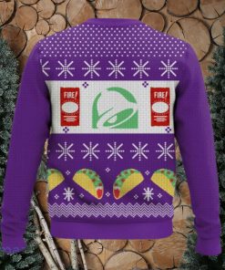 Taco Bell 3D Sweater Christmas Gift Ugly Christmas Sweater Xmas Gift Ideas