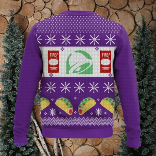 Taco Bell 3D Sweater Christmas Gift Ugly Christmas Sweater Xmas Gift Ideas