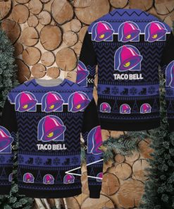 Taco Bell Black Merry Uniform Ugly Christmas Sweater Gift For Men Women