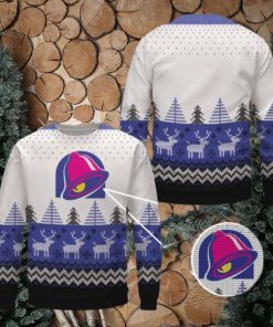 Taco Bell Christmas All Over Print Ugly Sweater