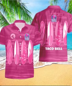 Taco Bell Surfboard Funny Summer Beach Hawaiian Shirt And Shorts