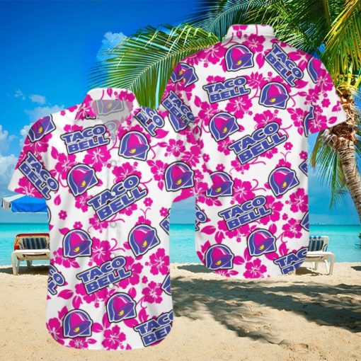 Taco Bell v2 Tropical Flower Aloha Hawaiian Shirts