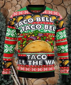 Tacos Taco Bell Ugly Christmas Sweater Thankgiving Gift Men Women