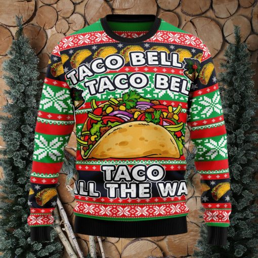 Tacos Taco Bell Ugly Christmas Sweater Thankgiving Gift Men Women