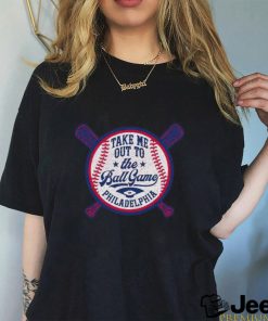 Take Me Out To the Ball Game Baby Apparel for Philadelphia Baseball shirt