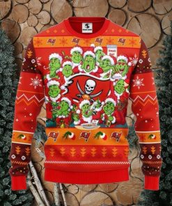 Tampa Bay Buccaneers 12 Grinch Xmas Day Ugly Christmas Sweater For Sport Fans Christmas Gift