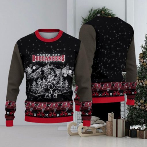 Tampa Bay Buccaneers Christmas Mountain Pattern 3D Sweater Christmas Gift