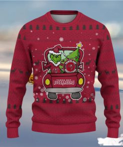 Tampa Bay Buccaneers Christmas Sweater Grinch Driving Funny Gift Fans