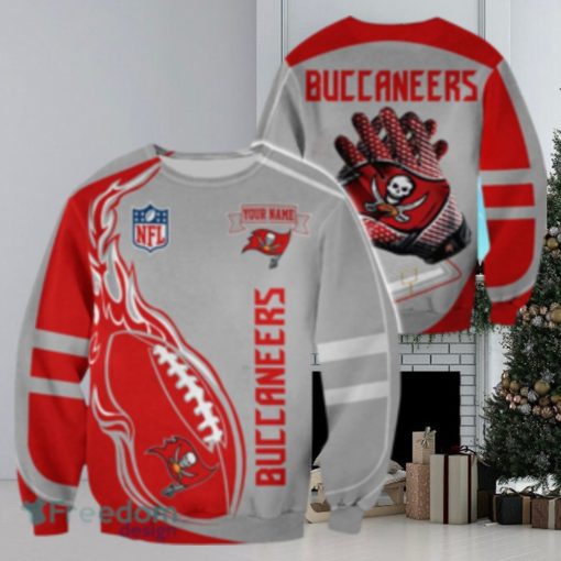 Tampa Bay Buccaneers Custom Name Christmas Ugly Sweater Sweatshirt Sport For Fans