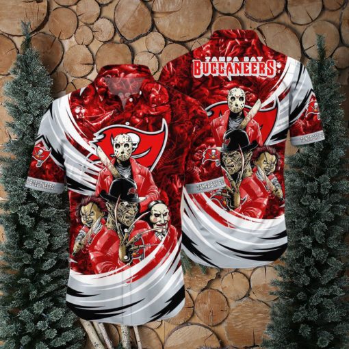 Tampa Bay Buccaneers NFL Halloween Horror Movies Hawaiian Shirts For Men And Women