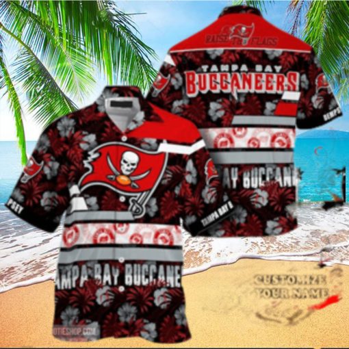 Tampa Bay Buccaneers Nfl Hawaiian Shirt   Short  T Shirt Hawaiian Pattern Print