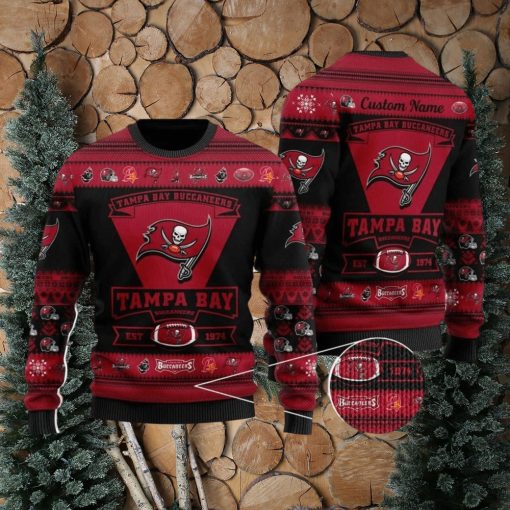 Tampa Bay Buccaneers Personalized Ugly Christmas Sweate