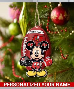 Tampa Bay Buccaneers Personalized Your Name Mickey Mouse And NFL Team Ornament SP161023189ID03