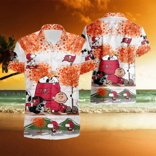 Tampa Bay Buccaneers Snoopy Autumn Hawaiian Shirt